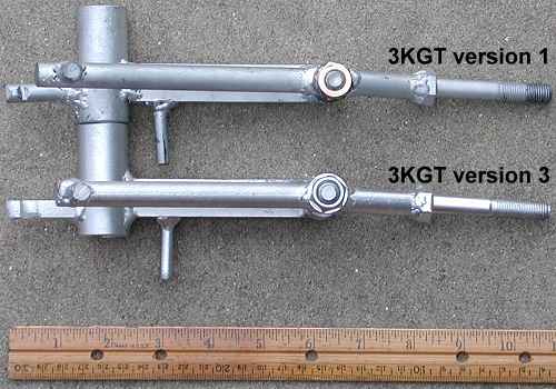 3KGT shifters ver 1 & 3 top view