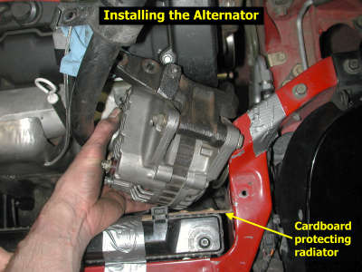 Alternator installation