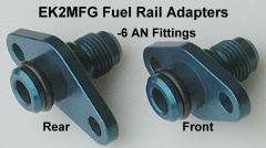 Fuel rail adapters