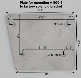 New FPR bracket plate