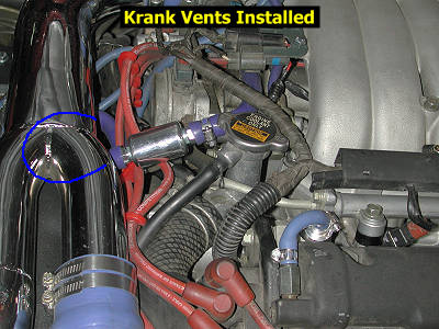 Krank Vents installed