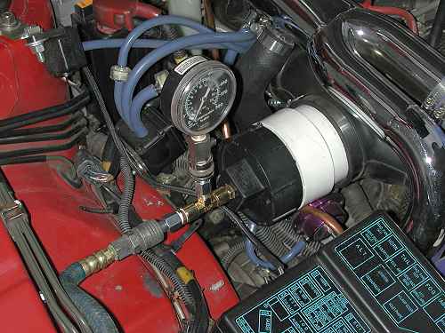 Intake pressure tester I - in car